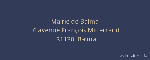 Mairie de Balma