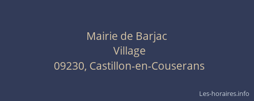 Mairie de Barjac