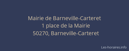 Mairie de Barneville-Carteret