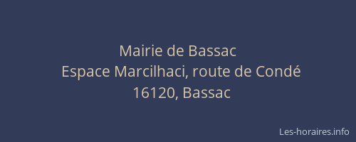 Mairie de Bassac