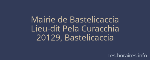 Mairie de Bastelicaccia