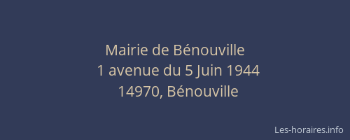 Mairie de Bénouville