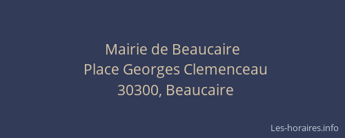 Mairie de Beaucaire