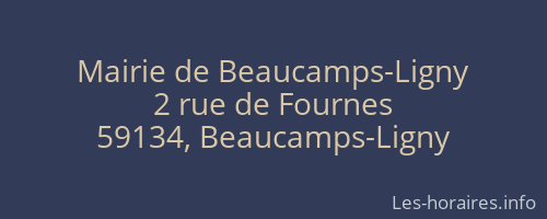 Mairie de Beaucamps-Ligny