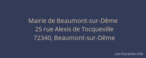 Mairie de Beaumont-sur-Dême
