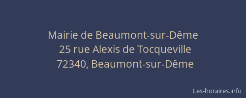 Mairie de Beaumont-sur-D&ecirc;me