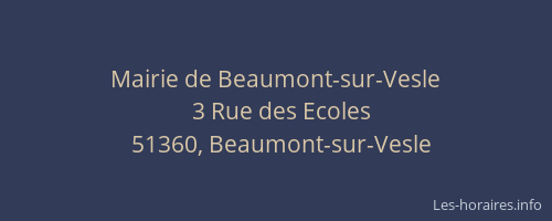 Mairie de Beaumont-sur-Vesle