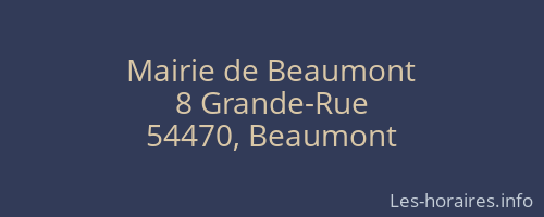 Mairie de Beaumont