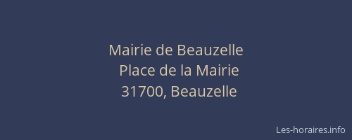 Mairie de Beauzelle
