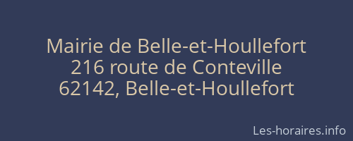 Mairie de Belle-et-Houllefort