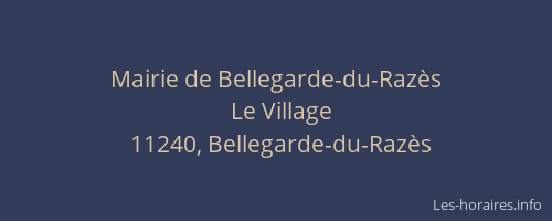 Mairie de Bellegarde-du-Razès