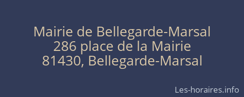 Mairie de Bellegarde-Marsal