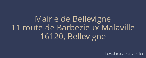 Mairie de Bellevigne