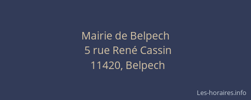 Mairie de Belpech