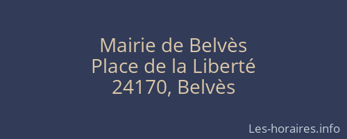 Mairie de Belvès