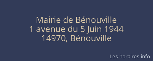 Mairie de Bénouville