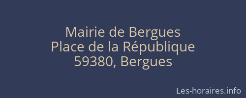 Mairie de Bergues