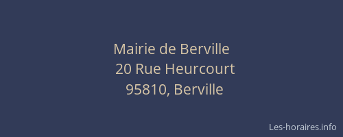 Mairie de Berville