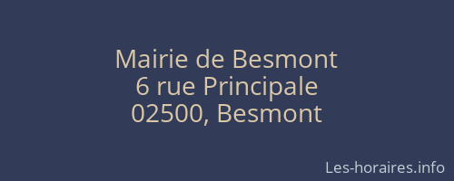 Mairie de Besmont