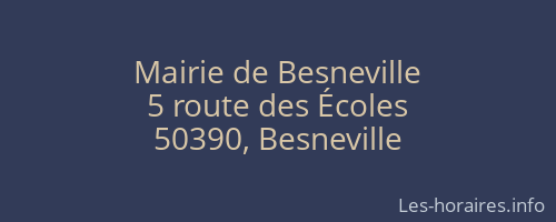 Mairie de Besneville