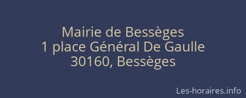 Mairie de Bessèges