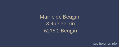 Mairie de Beugin