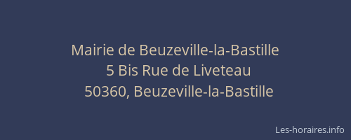 Mairie de Beuzeville-la-Bastille