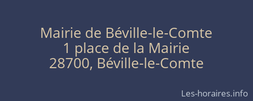 Mairie de Béville-le-Comte