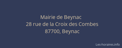 Mairie de Beynac