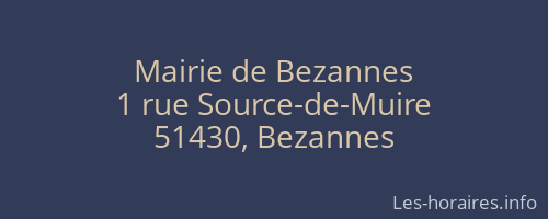 Mairie de Bezannes