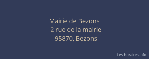Mairie de Bezons