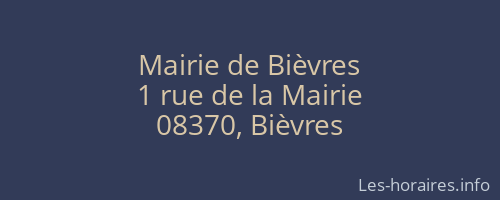 Mairie de Bièvres