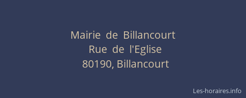 Mairie  de  Billancourt