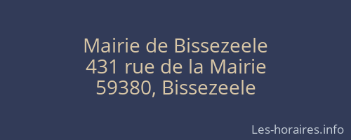 Mairie de Bissezeele
