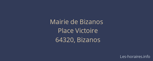 Mairie de Bizanos