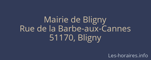 Mairie de Bligny