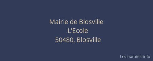 Mairie de Blosville