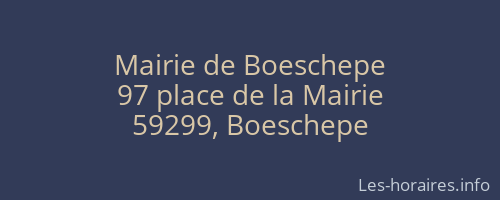 Mairie de Boeschepe