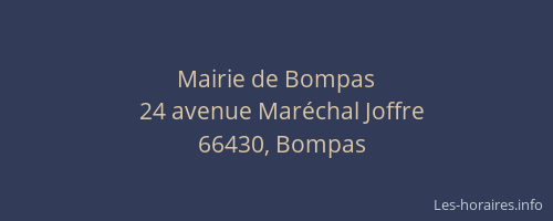 Mairie de Bompas