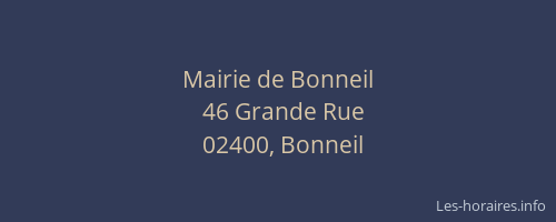 Mairie de Bonneil