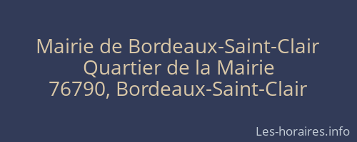 Mairie de Bordeaux-Saint-Clair