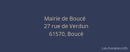 Mairie de Bouc&eacute;