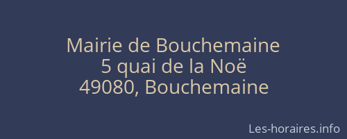 Mairie de Bouchemaine