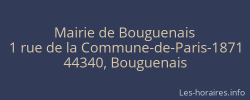 Mairie de Bouguenais