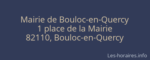Mairie de Bouloc-en-Quercy