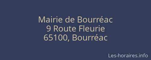 Mairie de Bourréac