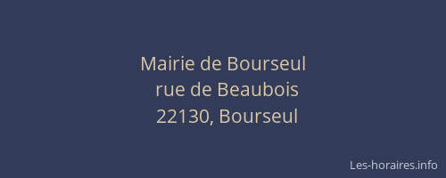 Mairie de Bourseul