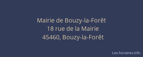 Mairie de Bouzy-la-For&ecirc;t