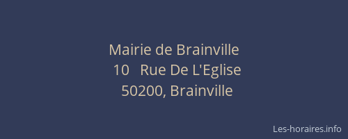Mairie de Brainville