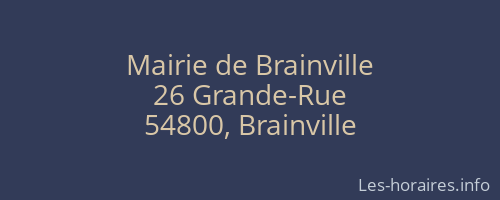 Mairie de Brainville